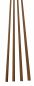 Preview: Ränder Mahagoni Swietenia schlicht, 1 Satz = 4 St. 820x3x6mm